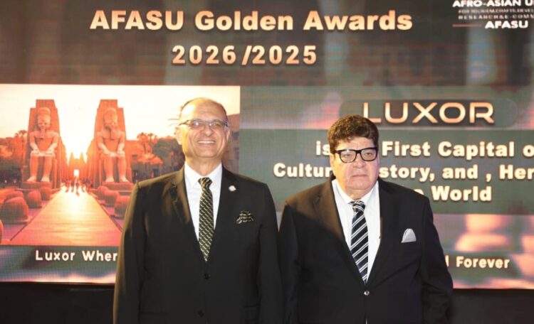 Luxor Crowned with AFASU's Golden Award as First Global Capital of Culture, History, and Heritage - TRAVELINDEX